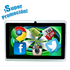 tablet capacitiva de 7 pulgadas Android 4.4, doble cámara