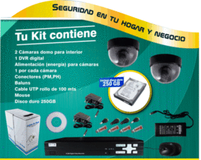 Kit 2 cámaras 600 TVL