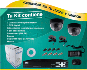 Kit 2 cámaras 600 TVL
